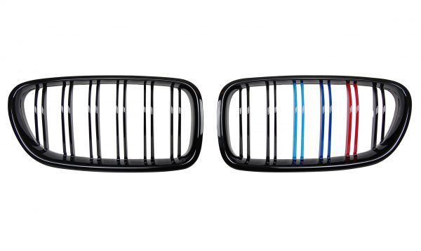 lmr Sport Grille Gloss Black Double Rib Tricolor BMW F10 / F11 (10-17)