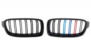 Sport Grille Gloss Black Double Rib Tricolor BMW F30 / F31 (12-UP)