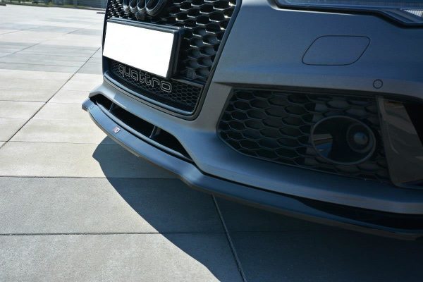 lmr Front Splitter V.2 Audi Rs7 Facelift / ABS Svart Struktur
