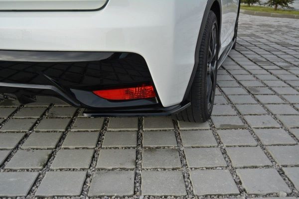 lmr Bakre Sidosplitters Honda Civic Mk9 Facelift / Blanksvart