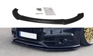 Front Splitter V.1 Audi A7 Mk1 S-Line / ABS Black / Molet
