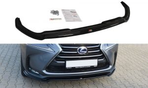 Front Splitter V.1 Lexus Nx Mk1 / ABS Svart Struktur