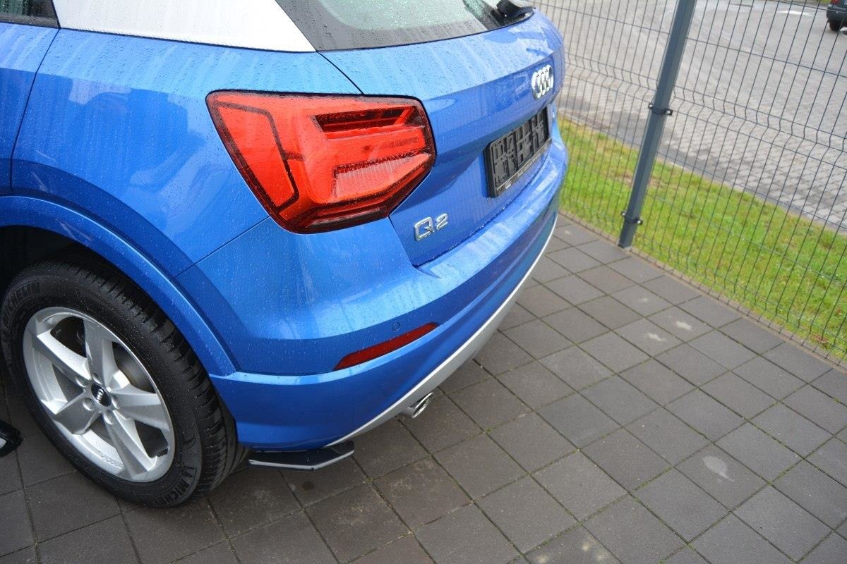 Rear Side Splitters Audi Q2 Mk1 / Carbon Look