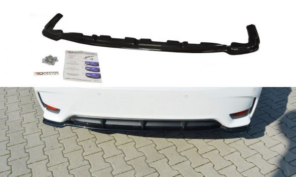lmr Central Bakre Splitter Lexus Ct Mk1 Facelift (Utan Vertikala Stänger) / Kolfiberlook