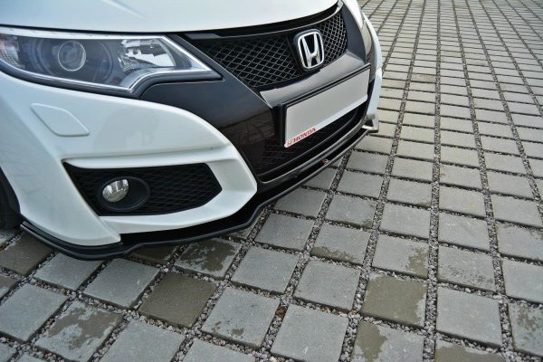 lmr Front Splitter Honda Civic Mk9 Facelift / Blanksvart