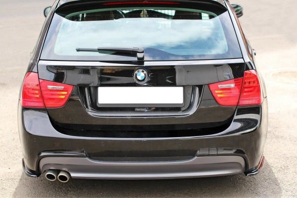 lmr Bakre Sidosplitters BMW 3 E91 M-Pack Facelift / Blanksvart