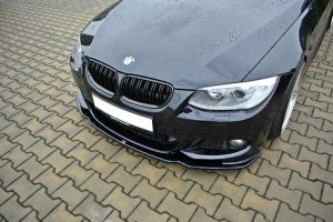 Front Splitter V.2 BMW 3 E92 M-Pack Facelift / ABS Black / Molet
