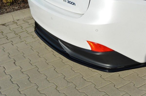 lmr Central Rear Splitter Lexus Is Mk3 H (Without Vertical Bars) / Carbon Look