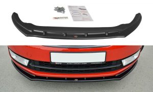 Front Splitter V.2 Skoda Rapid / ABS Svart Struktur