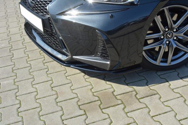 lmr Front Splitter V.1 Lexus Is Mk3 Facelift F-Sport / Gloss Black