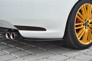 Bakre Sidosplitters Alfa Romeo Gt / ABS Svart Struktur