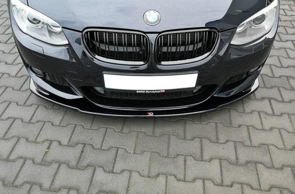 lmr Front Splitter V.1 BMW 3 E92 M-Pack Facelift / Gloss Black
