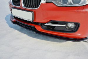 Front Splitter V.1 BMW 3 F30 / ABS Svart Struktur