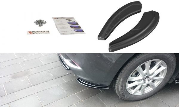 lmr Rear Side Splitters Mazda 3 Bm (Mk3) Facelift / Gloss Black