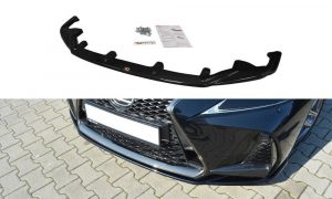Front Splitter V.1 Lexus Is Mk3 Facelift F-Sport / Gloss Black