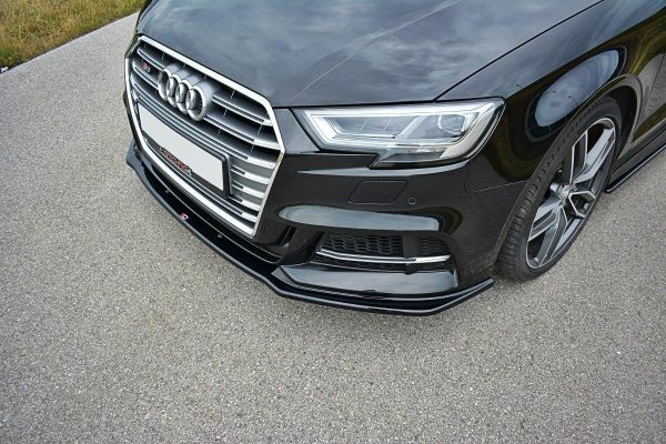 lmr Front Splitter V.1 Audi S3 8V Facelift / ABS Black / Molet