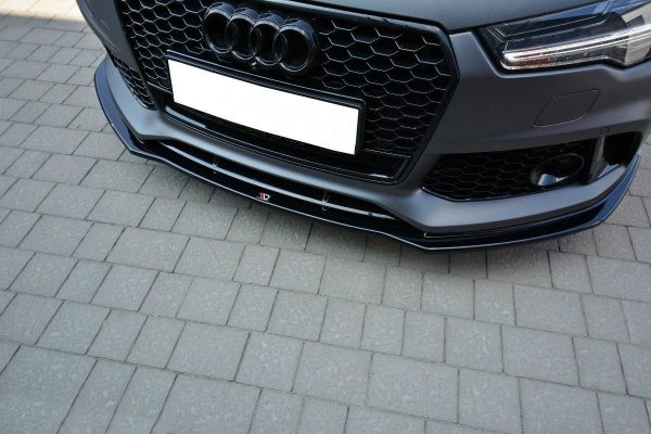 lmr Front Splitter V.1 Audi Rs7 Facelift / Blanksvart