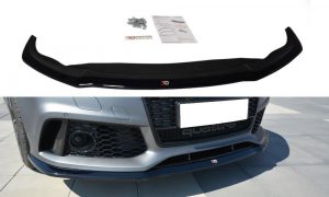 Front Splitter V.2 Audi Rs7 Facelift / ABS Black / Molet