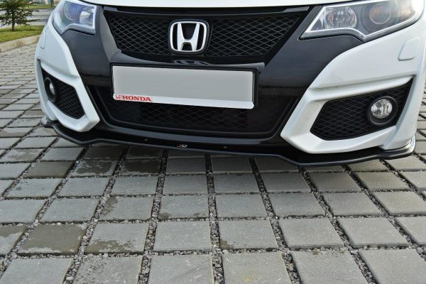 lmr Front Splitter Honda Civic Mk9 Facelift / Carbon Look