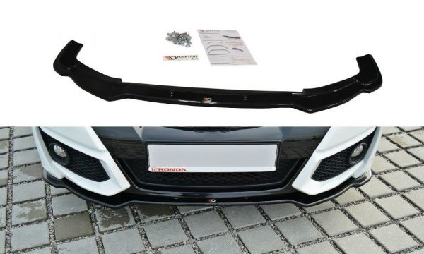 lmr Front Splitter Honda Civic Mk9 Facelift / Gloss Black