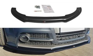 Front Splitter V.1 Audi Tt S Mk2 (8J) / ABS Black / Molet