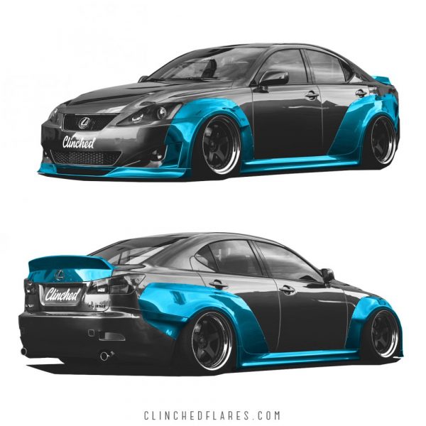 lmr Clinched Lexus IS250 IS350 Widebody Kit