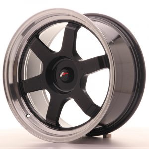 Japan Racing JR12 18×9 ET25-27 Oborrad Glossy Black