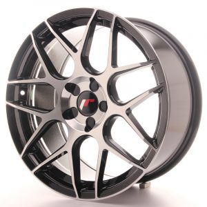 Japan Racing JR18 18×8,5 ET35-45 5H Oborrad Black Machined