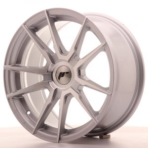 Japan Racing JR21 17×8 ET35 Oborrad Silver Machined