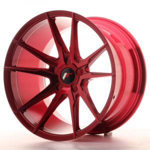 Japan Racing JR21 19×11 ET15-30 5H Platinium Red