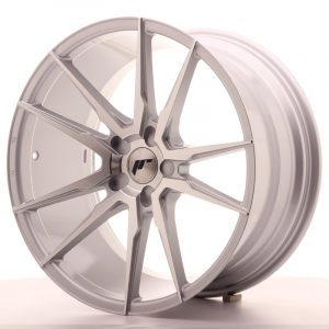 Japan Racing JR21 20×10 ET20-40 5H Oborrad Silver Machined