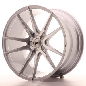 Japan Racing JR21 20×11 ET30-50 5H Oborrad Silver Machined