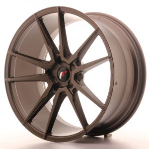 Japan Racing JR21 21×10 ET15-45 5H Oborrad matt bronze