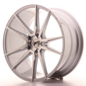 Japan Racing JR21 21×10 ET15-45 5H Oborrad Silver Machined