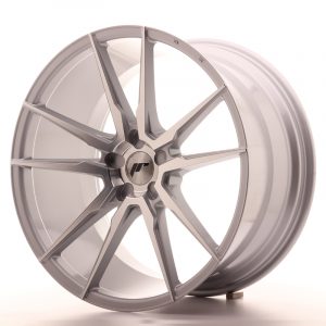 Japan Racing JR21 21×11 ET15-55 5H Oborrad Silver Machined