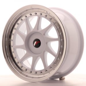 Japan Racing JR26 17×8 ET20-35 Oborrad White