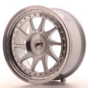 Japan Racing JR26 17×8 ET35 Oborrad Machined Silver