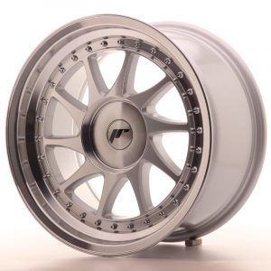 Japan Racing JR26 17×9 ET20-35 Oborrad Machined Silver