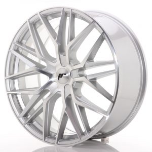 Japan Racing JR28 22×9 ET30-45 5H Oborrad Silver Machined Face