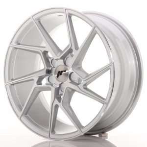 Japan Racing JR33 20×10.5 ET15-30 5H Oborrad Silver Machined