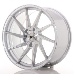 Japan Racing JR36 20×10 ET20-45 5H Oborrad Borstad Silver