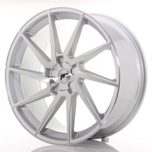 Japan Racing JR36 23×10 ET30-55 5H Oborrad Borstad Silver