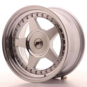 Japan Racing JR6 16×8 ET10-30 Oborrad machined silver