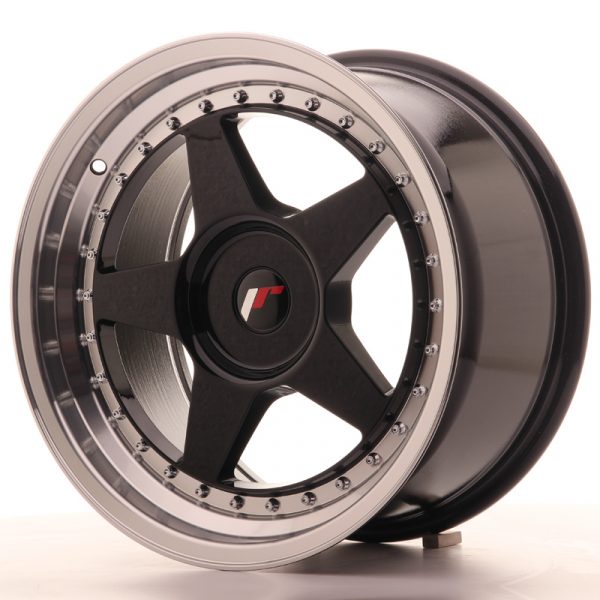 lmr Japan Racing JR6 17x9 ET20-35 Oborrad Glossy Black