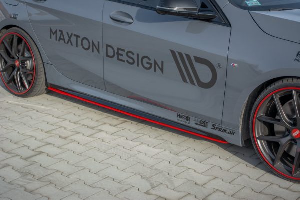 lmr Red Side Skirts Diffusers V.2 BMW 1 F40 M-Pack