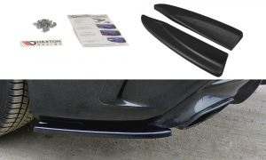 Rear Side Splitters Mercedes Cla A45 Amg C117 Facelift / ABS Black / Molet