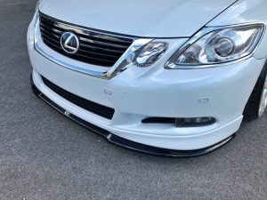 Front Splitter V.2 Lexus Gs 300 Mk3 Facelift / ABS Svart Struktur