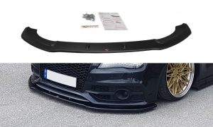 Front Splitter V.2 Audi A7 Mk1 S-Line / ABS Black / Molet