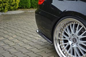 Rear Side Splitters BMW 3 E92 M-Pack Facelift / ABS Black / Molet