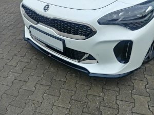 Front Splitter V.1 Kia Stinger Gt / ABS Svart Struktur